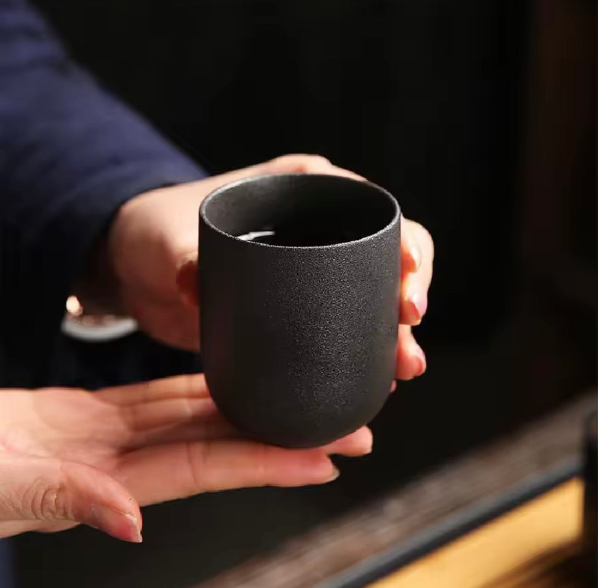 Keramik Tassen Japanisches Steinzeug Porzellan 130 ml Teebecher